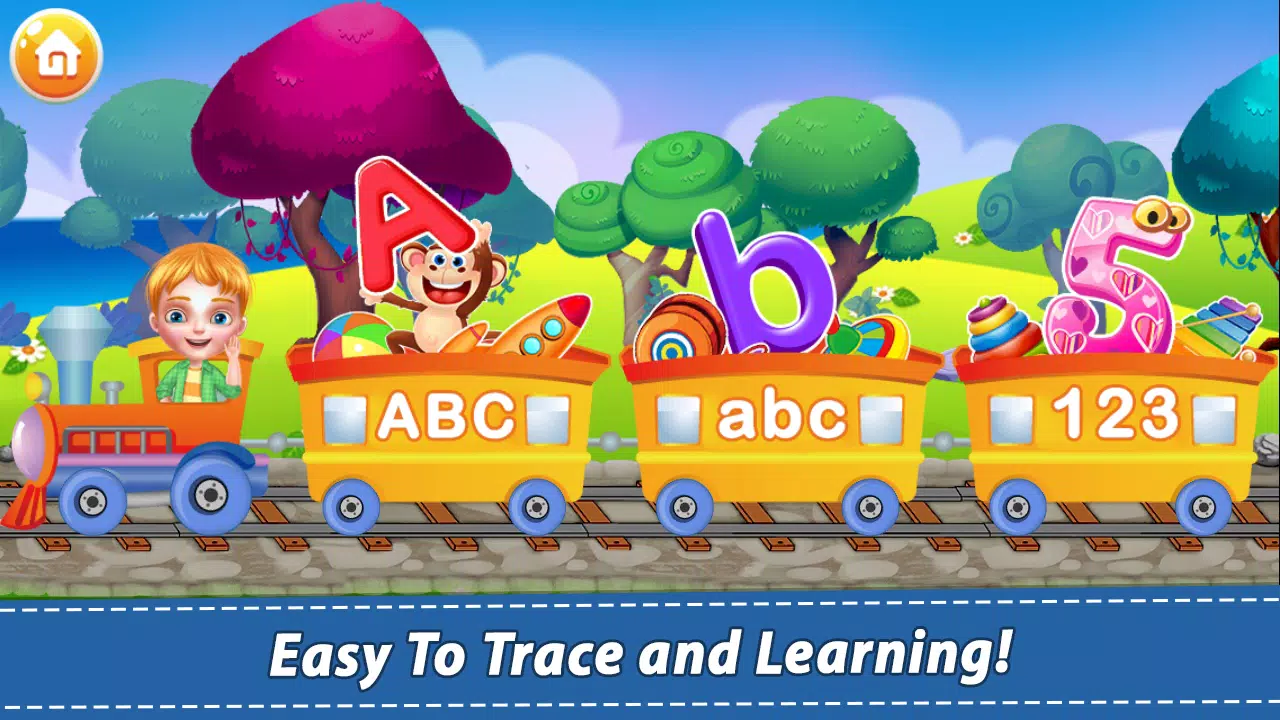 ABC Kids Tracing Games Скриншот 1