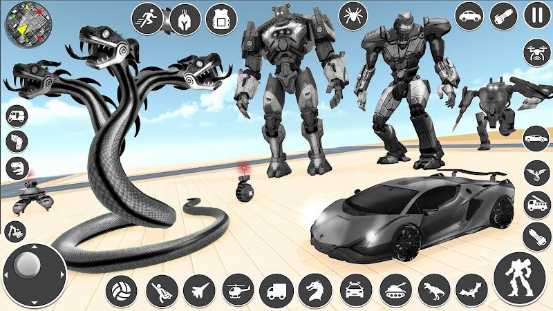 Anaconda Car Robot Games Tangkapan skrin 2