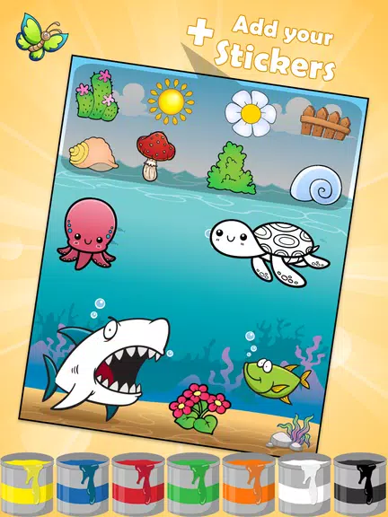 Coloring Games: Color Animals Ảnh chụp màn hình 3