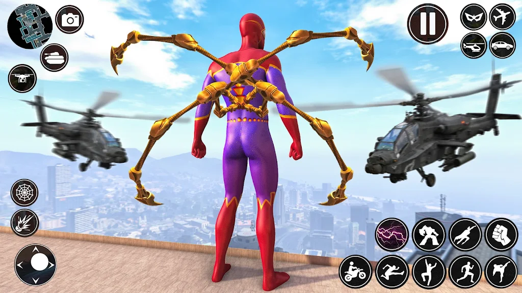 Spider Rope Man Superhero Game স্ক্রিনশট 1