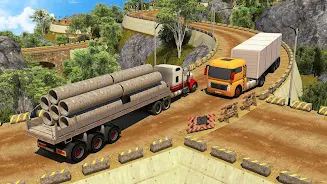 Offroad 18 Wheeler Truck Drivi Capture d'écran 3