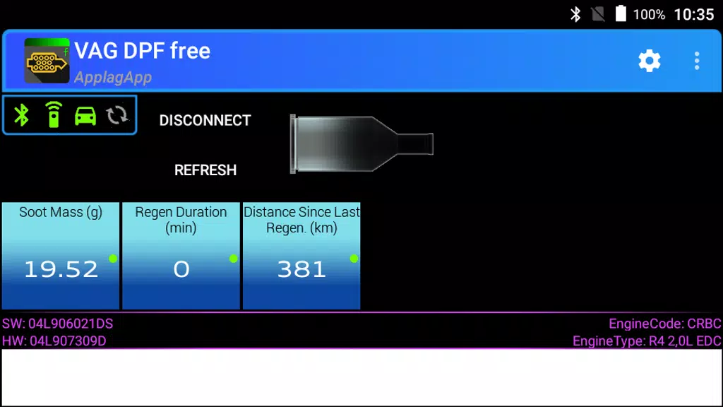 VAG DPF lite スクリーンショット 2