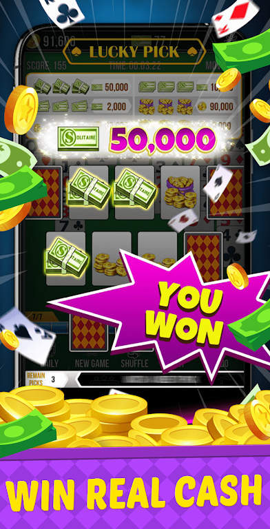 Big Run Solitaire - Win Cash ภาพหน้าจอ 1