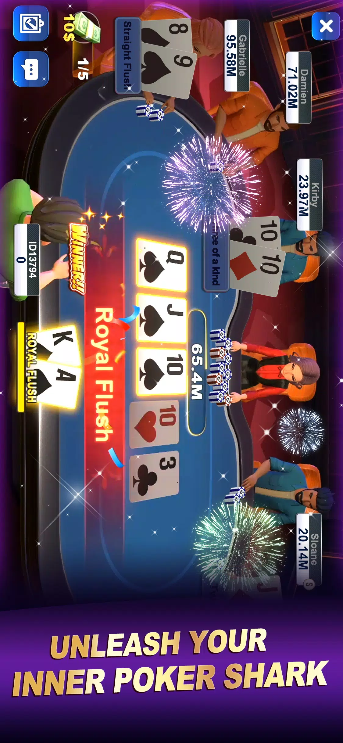 Poker World-Hold'em Frenzy Captura de pantalla 1