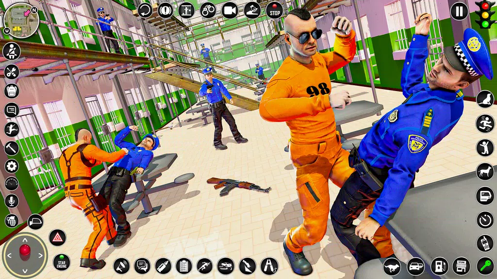 US Police Prison Escape Games ဖန်သားပြင်ဓာတ်ပုံ 2
