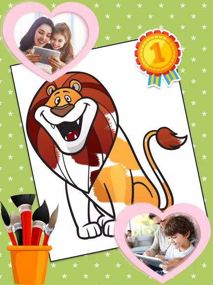 Coloring Games: Color Animals Ảnh chụp màn hình 2