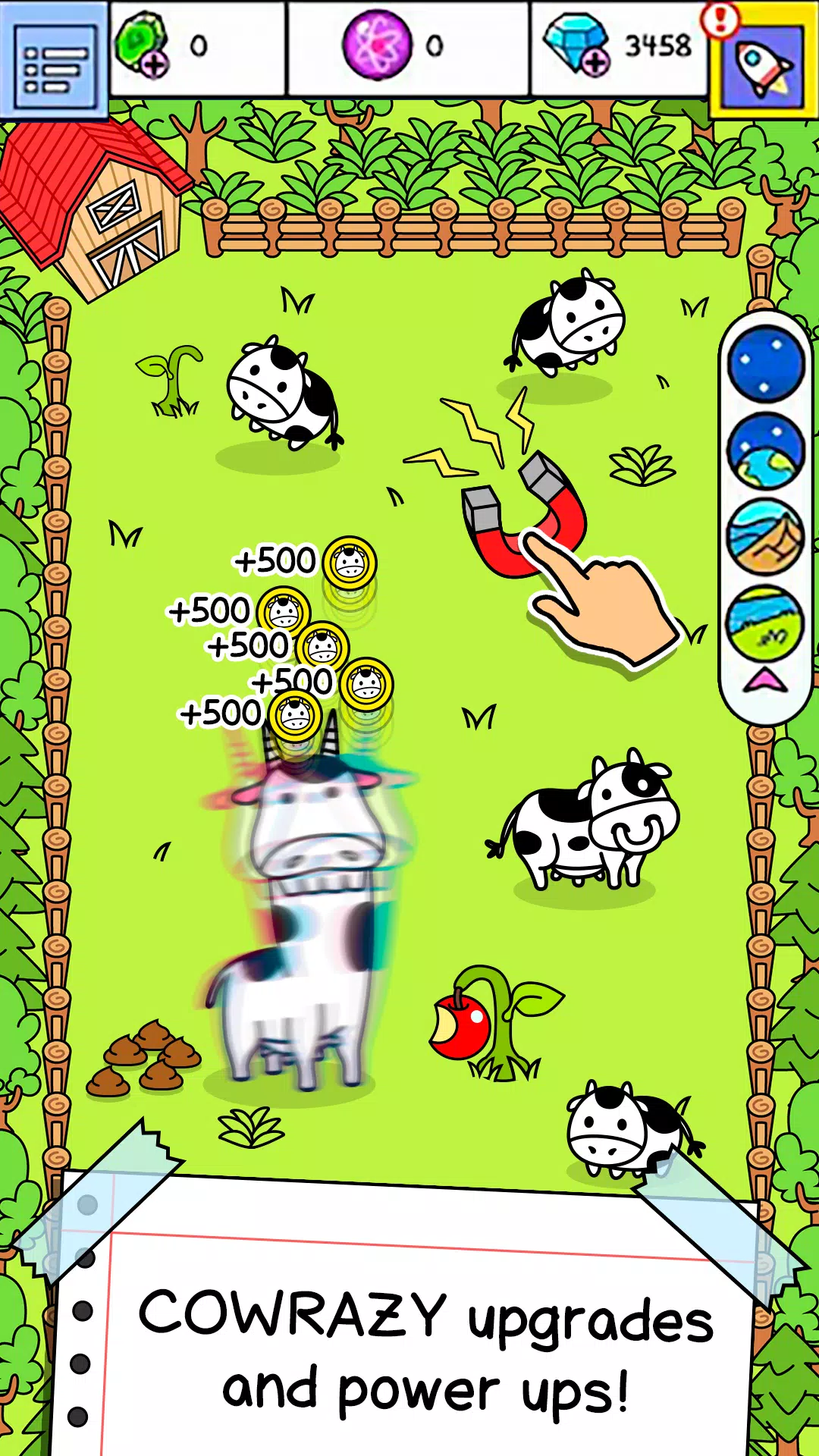 Cow Evolution: Idle Merge Game スクリーンショット 2