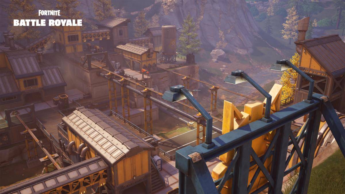 Makintab na shaft sa Fortnite Kabanata 6, Season 2 bilang bahagi ng isang artikulo tungkol sa Gold Rush.