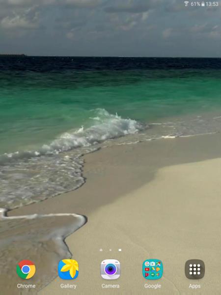 Tropical Beach Live Wallpaper Screenshot 3