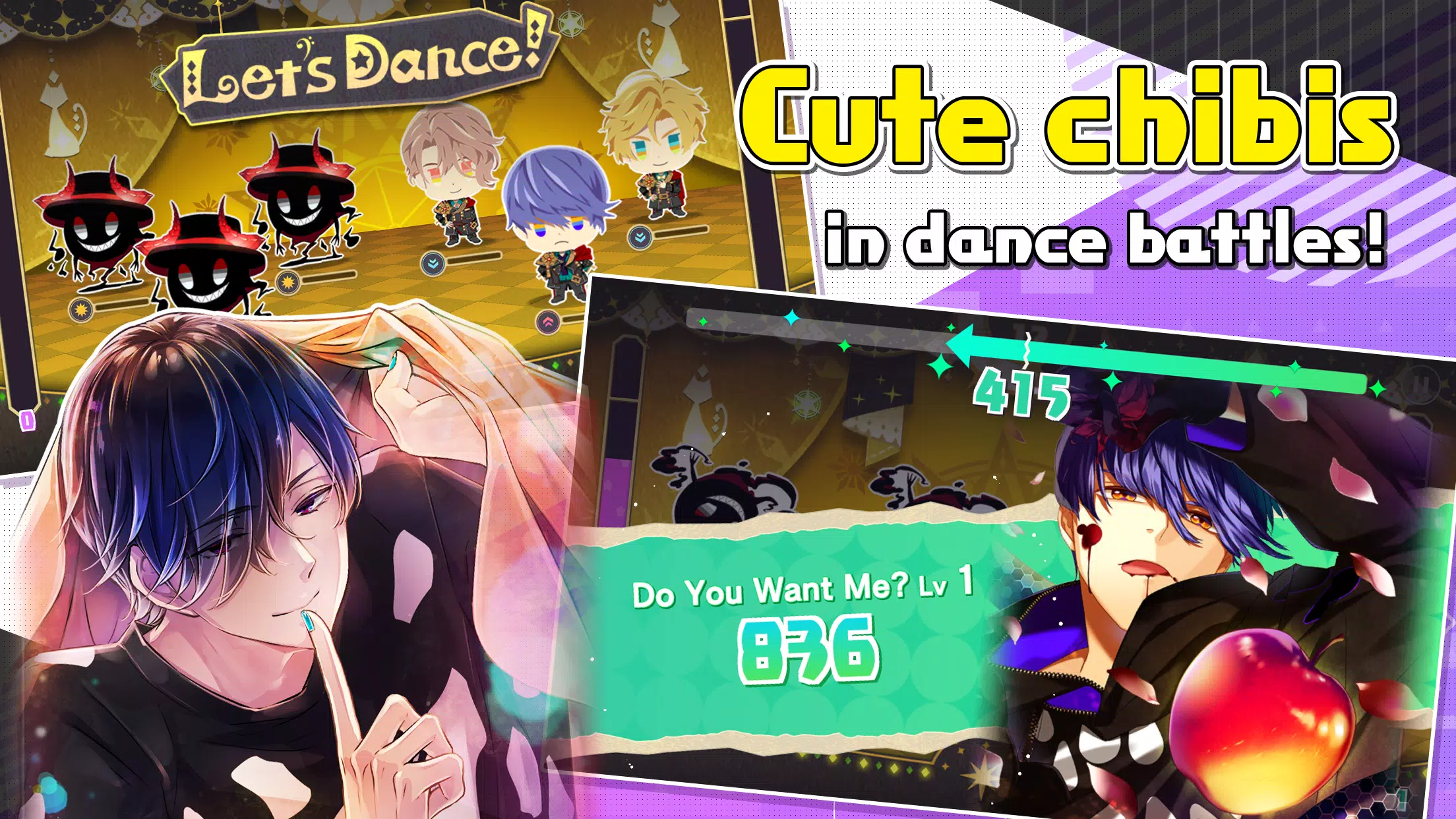 Obey Me! Anime Otome Sim Game Captura de tela 3