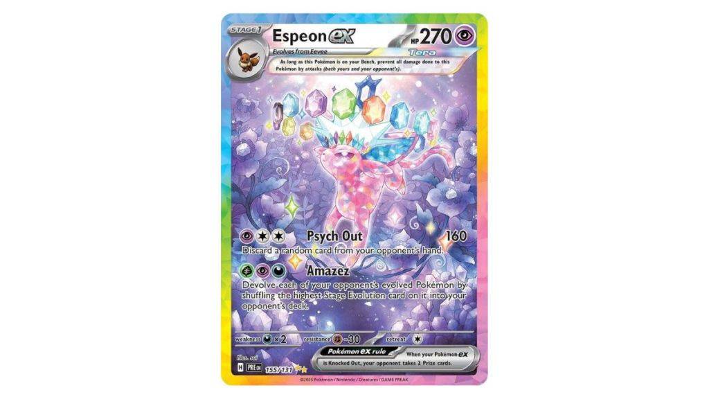 Espeon ex primastic evolutions