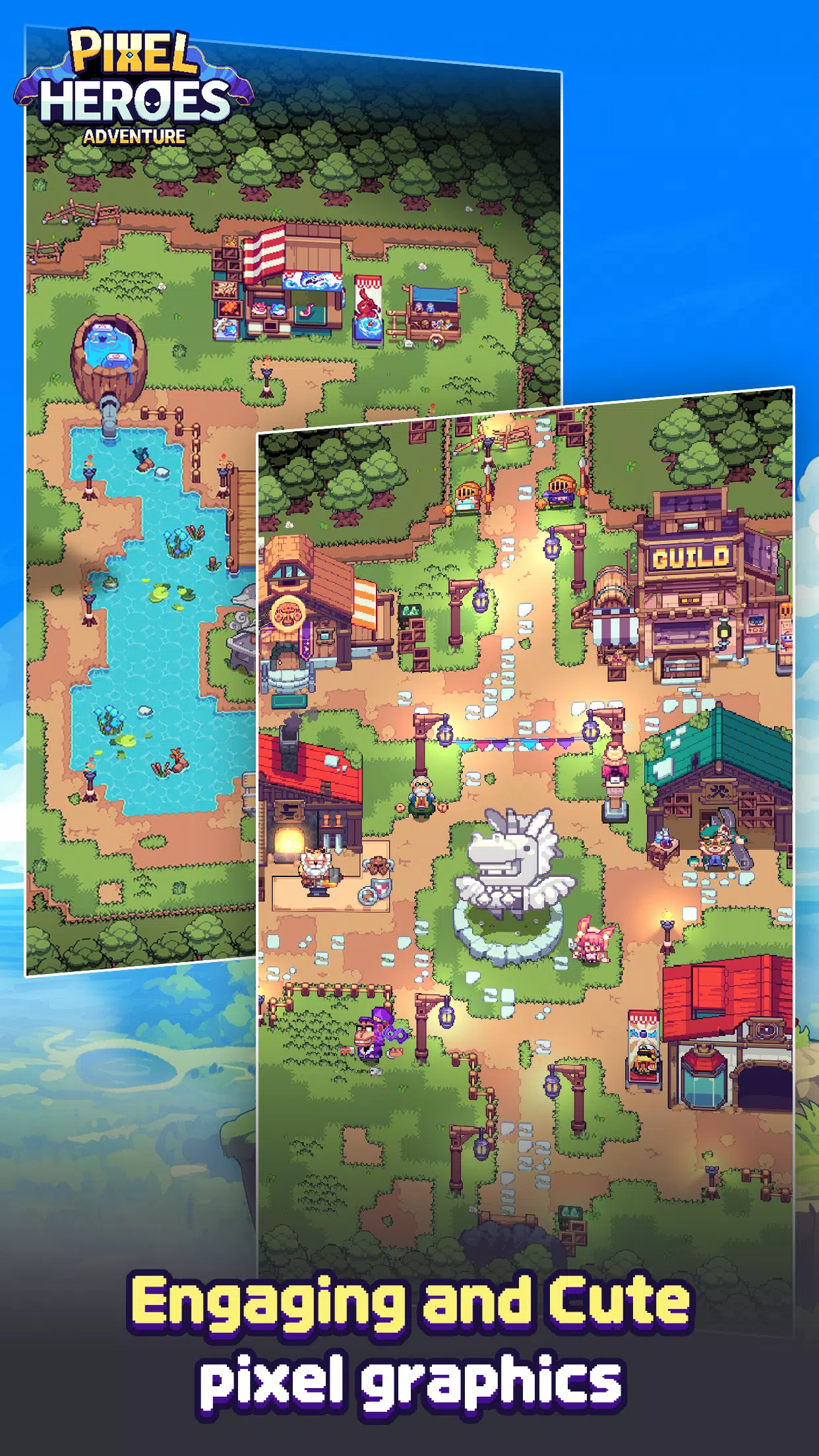 Pixel Heroes Adventure Tangkapan skrin 0