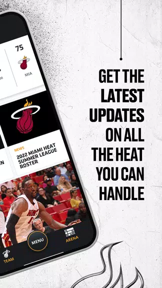 Miami HEAT Mobile Tangkapan skrin 1
