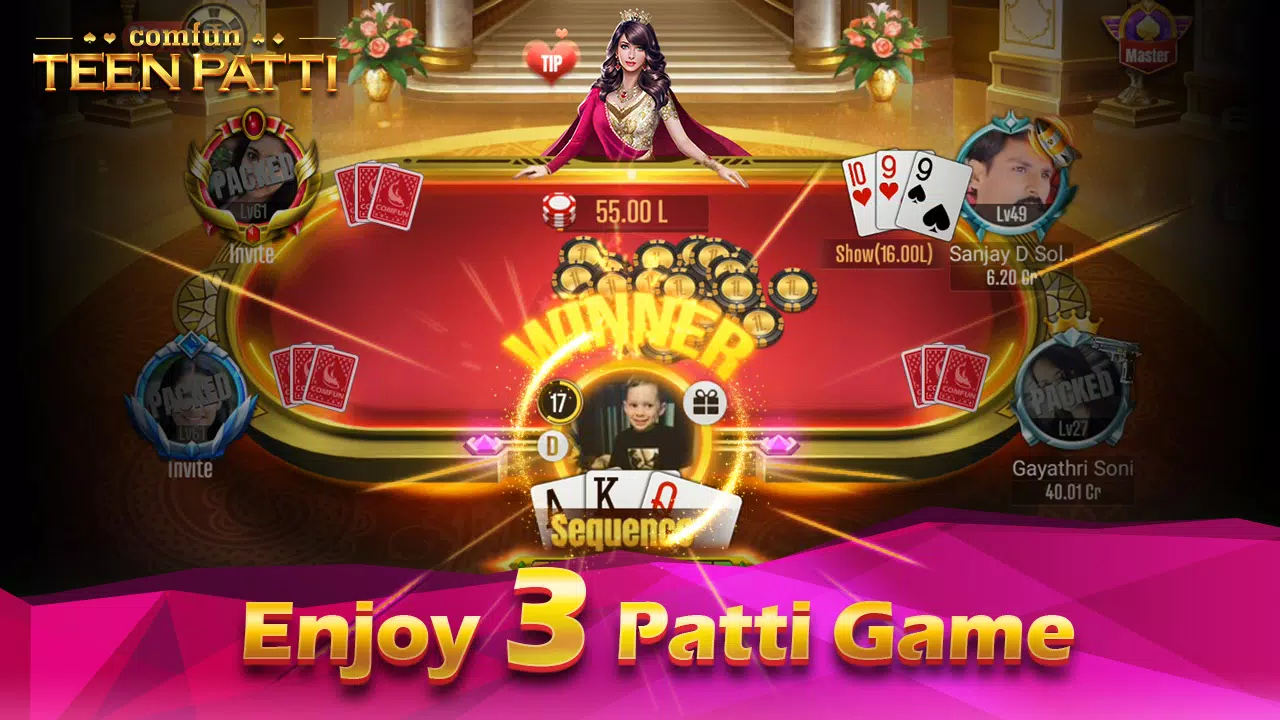 Teen Patti Comfun Card Online ဖန်သားပြင်ဓာတ်ပုံ 3