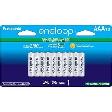 Batteries rechargeables Panasonic Eneloop AAA 10