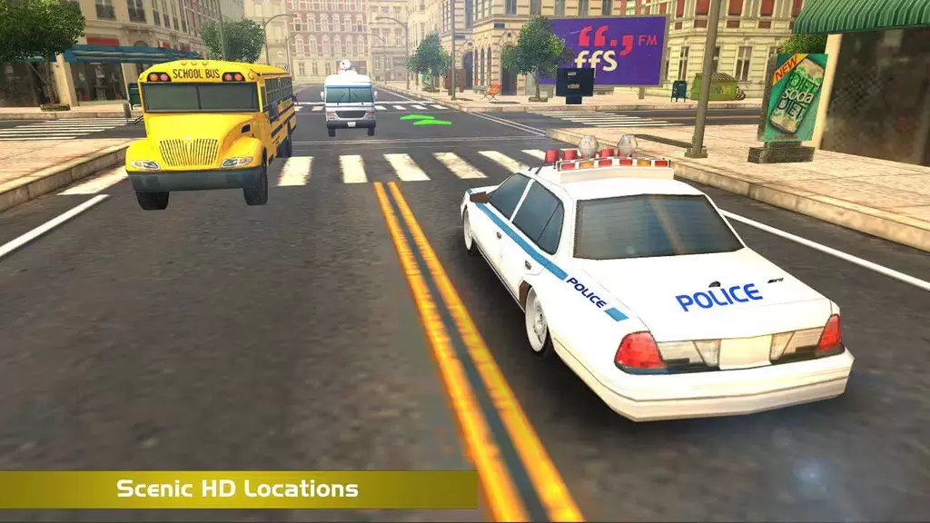 Police Car Sim Zrzut ekranu 3