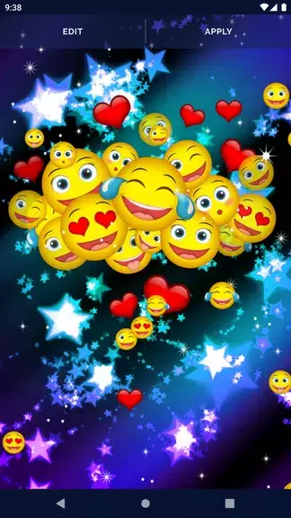 Cute Emoji Live Wallpaper 스크린샷 3