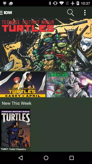 TMNT Comics ภาพหน้าจอ 0