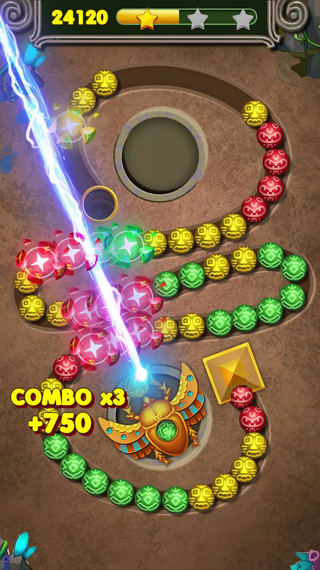 Jungle Marble Blast 3 Screenshot 1