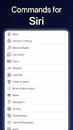 Commands for Siri ဖန်သားပြင်ဓာတ်ပုံ 0