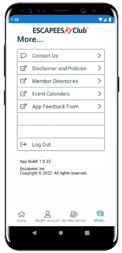 Escapees RV Club Mobile App Screenshot 3