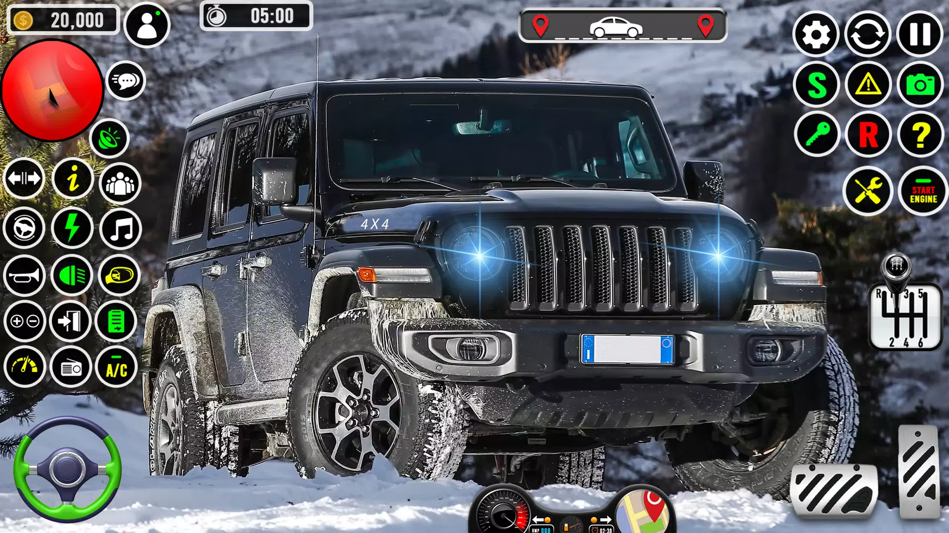 Jeep Driving Game: SUV Jeep Tangkapan skrin 1