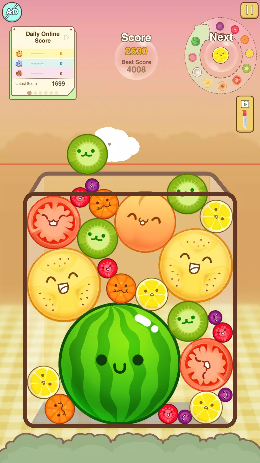 Watermelon Merge Game 스크린샷 0