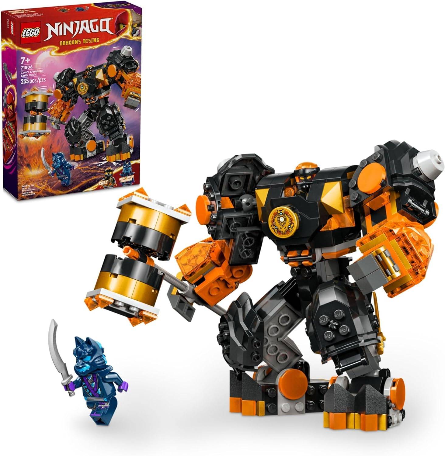 Lego Ninjago Cole Mech Earth Earth