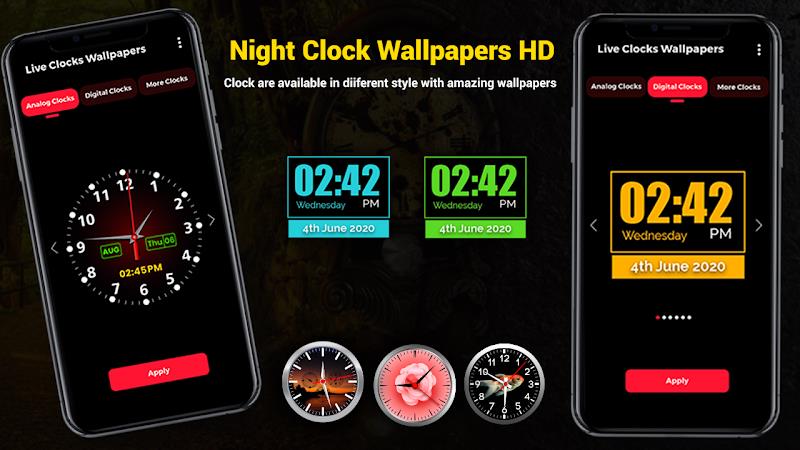 Schermata Smart Digital Clock Wallpapers 2