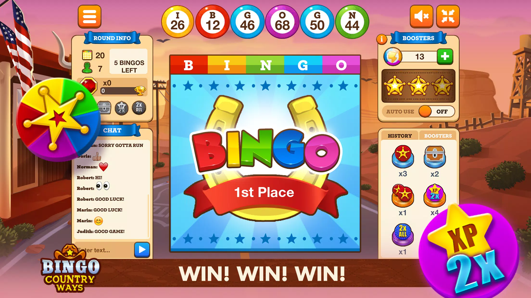 Bingo Country Ways Capture d'écran 2