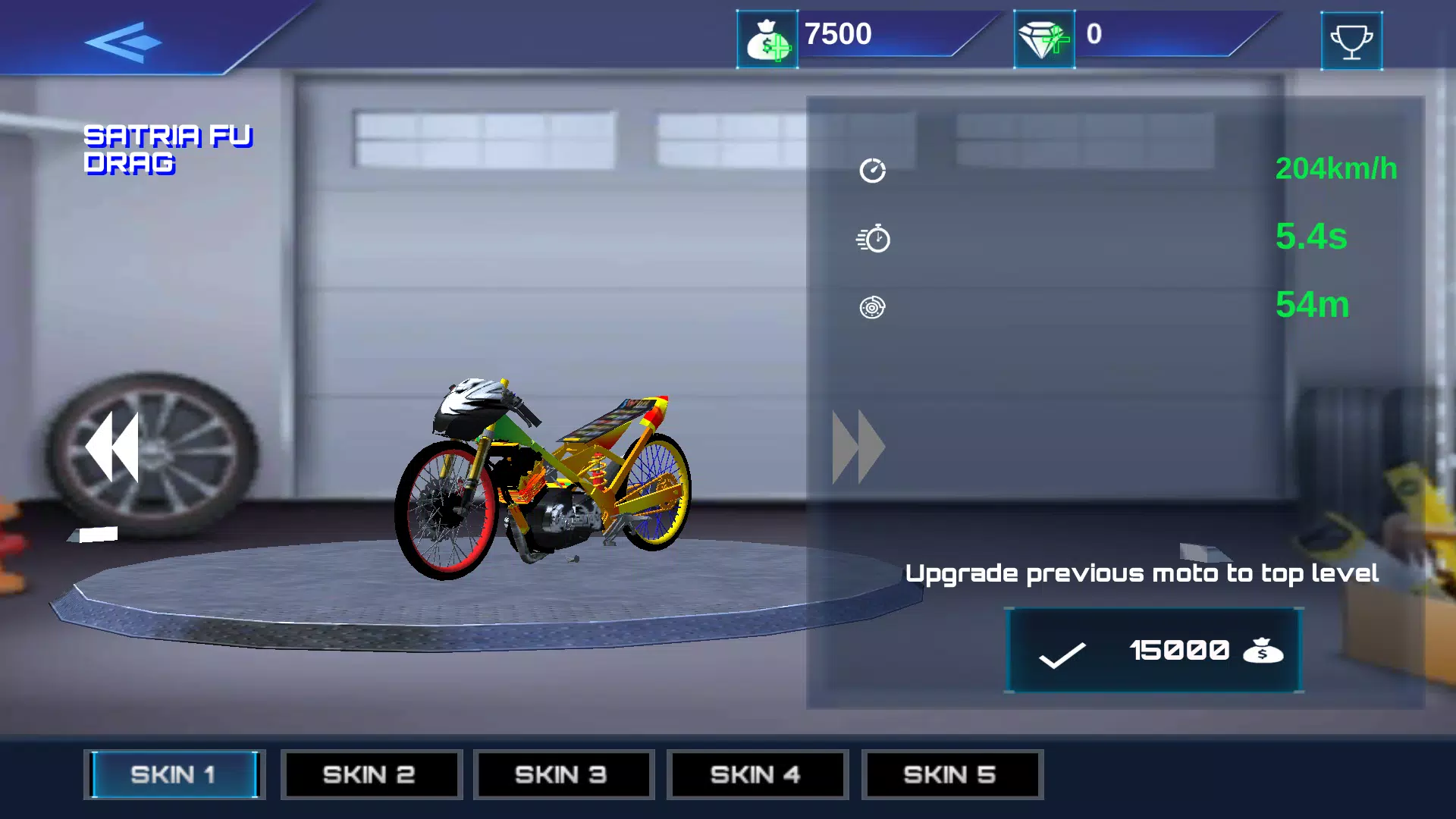 Schermata Real Drag Bike Racing 2