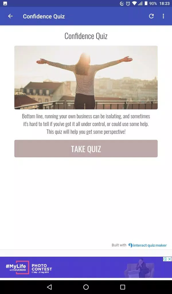 Self Improvement Quiz Screenshot 2