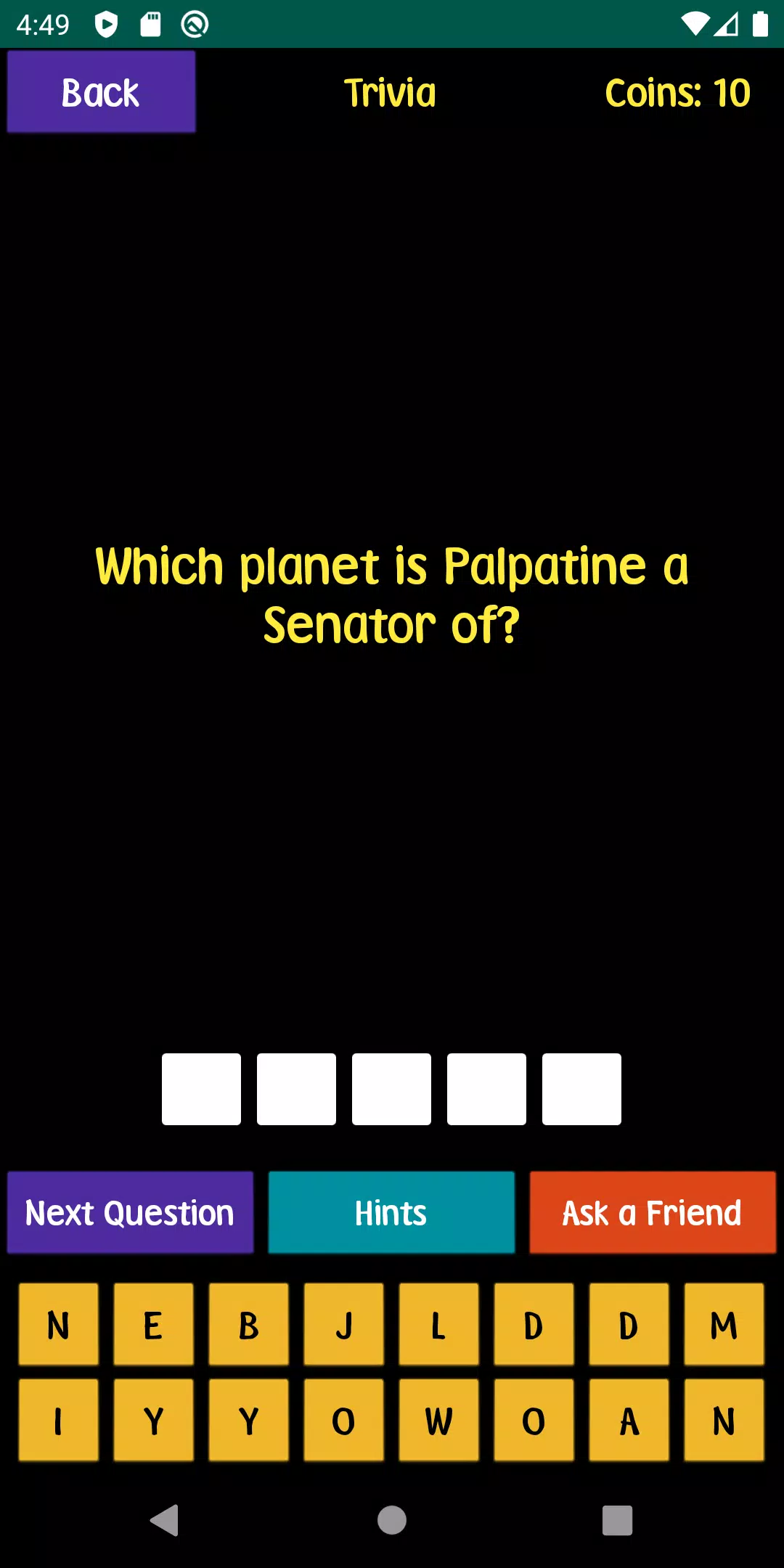 Quiz For SW Fans 스크린샷 0
