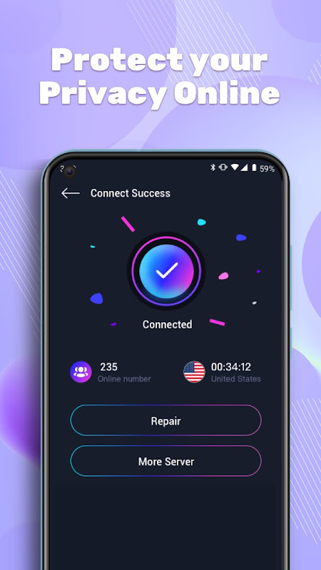 XMaster - Fast & Secure  VPN Ảnh chụp màn hình 1