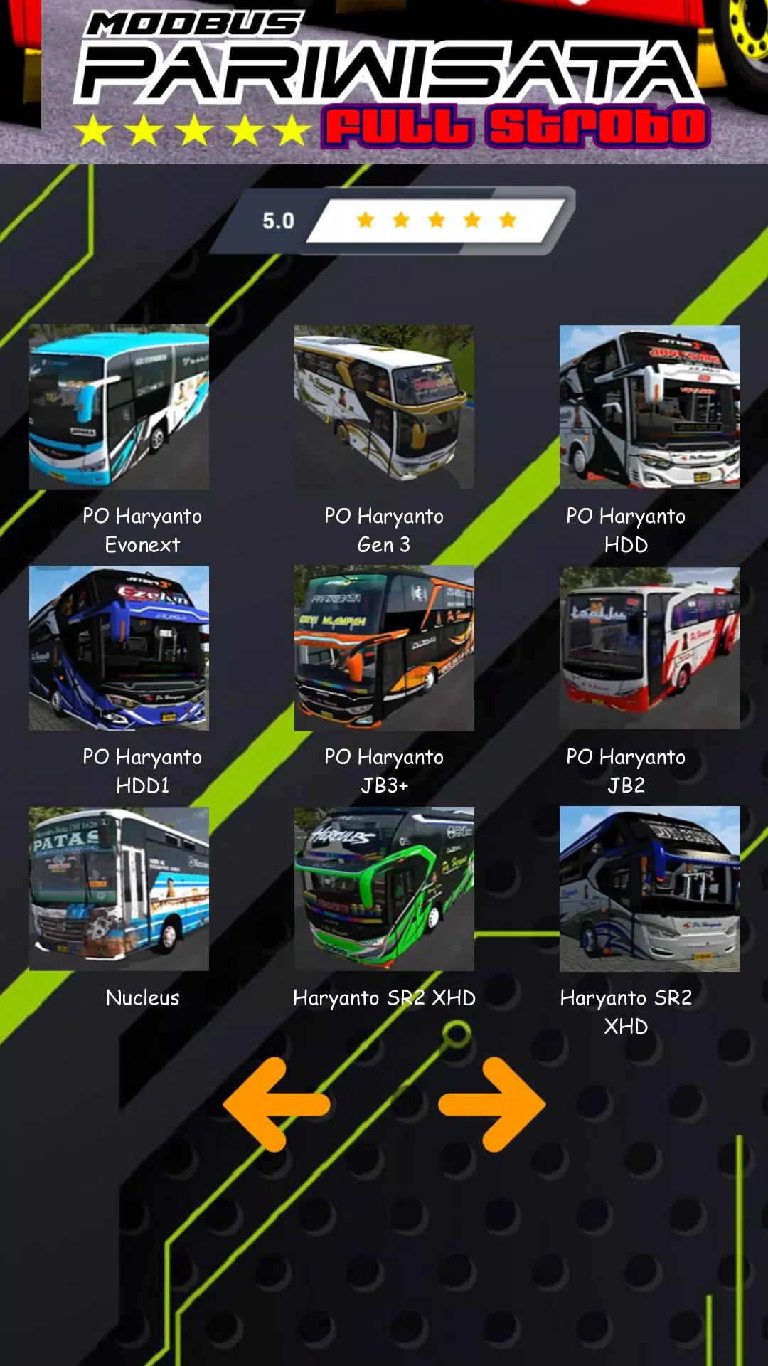 Mod Bus Pariwisata Full Strobo Ekran Görüntüsü 3