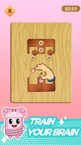 Wood Nuts & Bolts Puzzle Screenshot 2