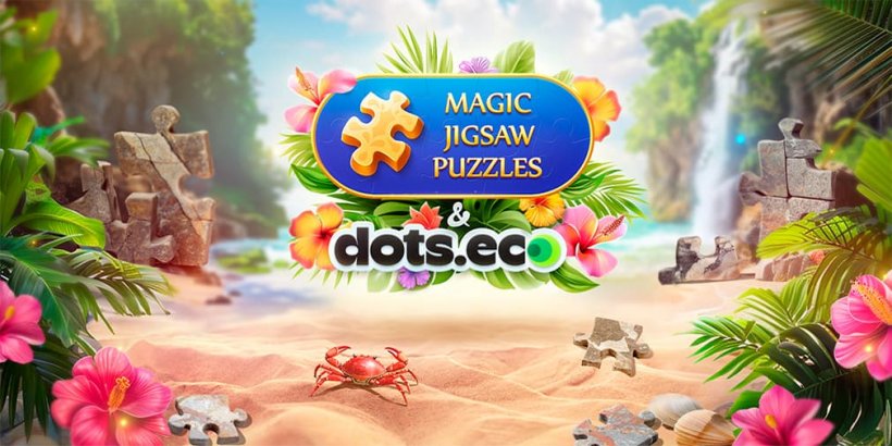 เนื้อหาปริศนาพิเศษลดลงบน Magic Jigsaw Puzzles ด้วย Dots.echo