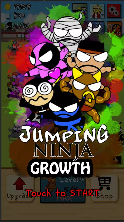 Ninja Growth - Brand new clicker game Mod 스크린샷 2