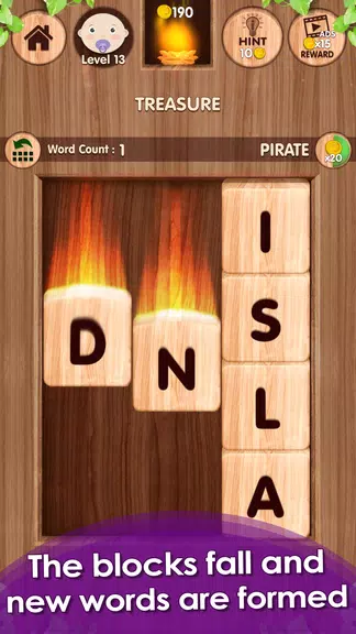 Falling Word Games - Addictive স্ক্রিনশট 1