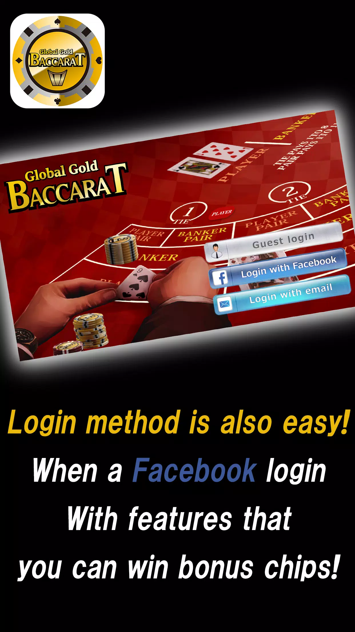 Global Gold Baccarat Captura de pantalla 0