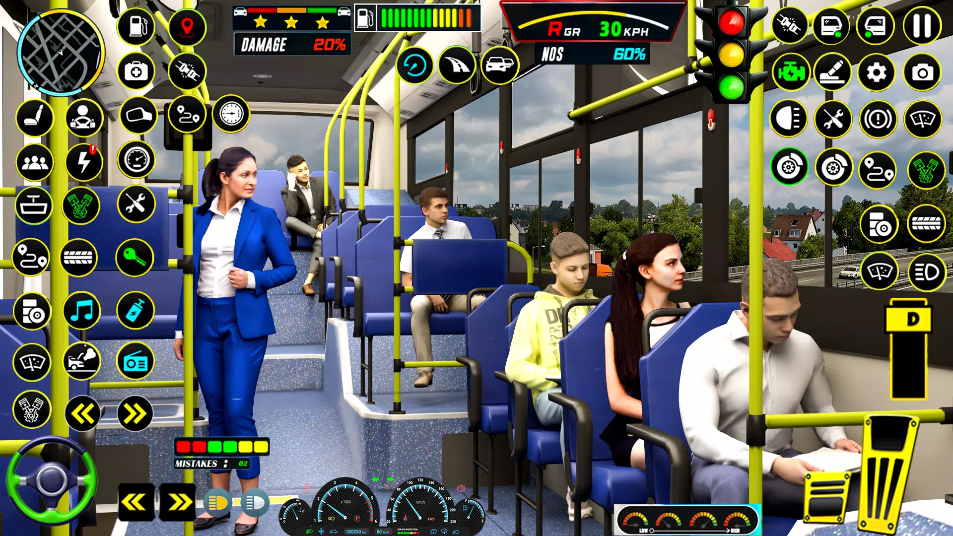 Bus Games City Bus Simulator ဖန်သားပြင်ဓာတ်ပုံ 1