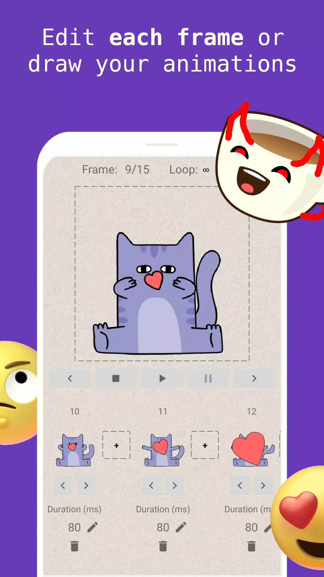 Animated Sticker Maker (FSM) Captura de tela 2