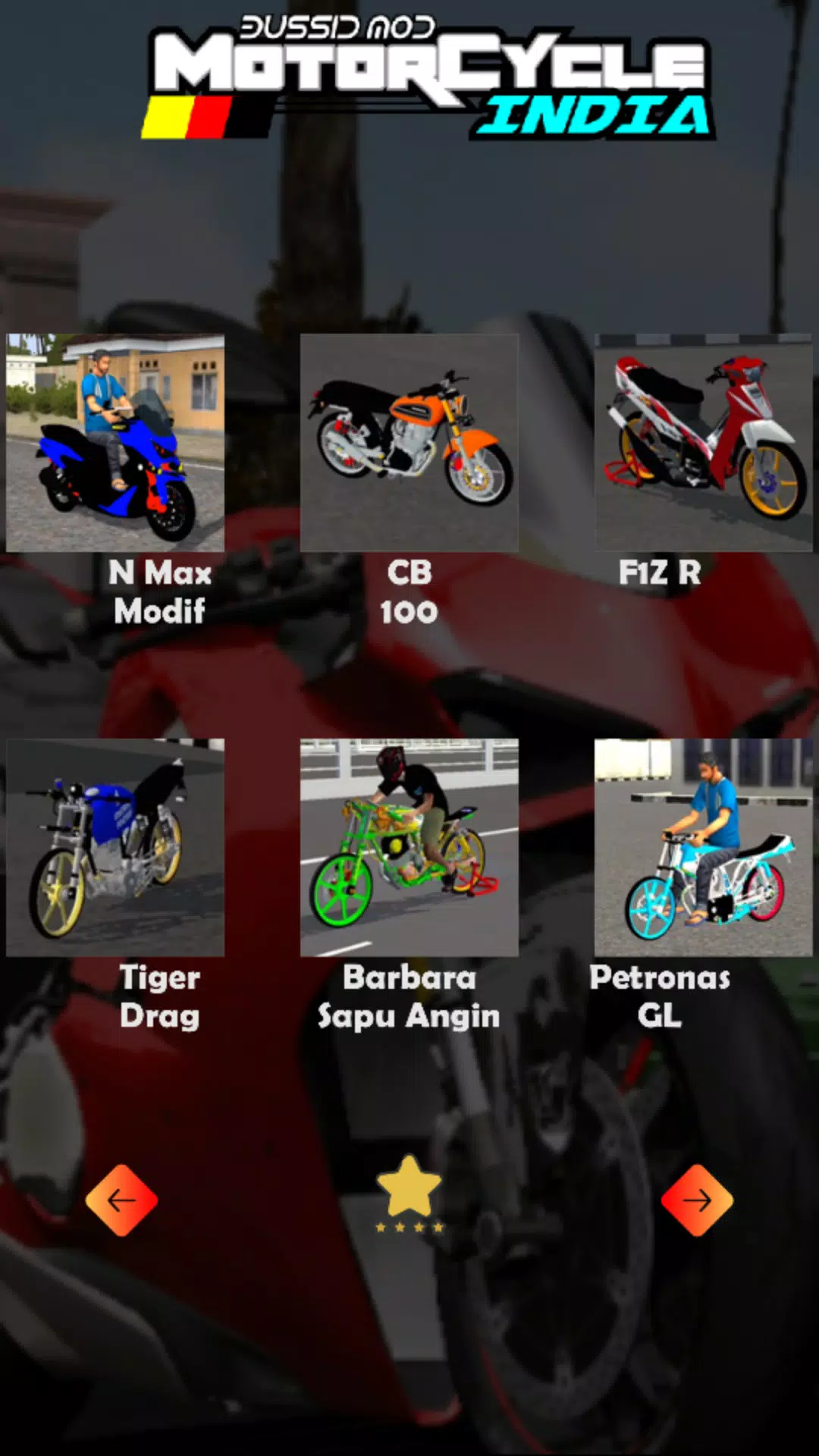 Bussid Mod Motorcycle India Tangkapan skrin 2