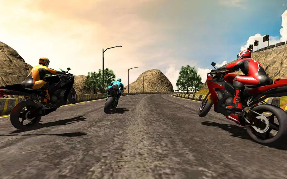 Mountain Moto Bike Racing Game Captura de pantalla 1