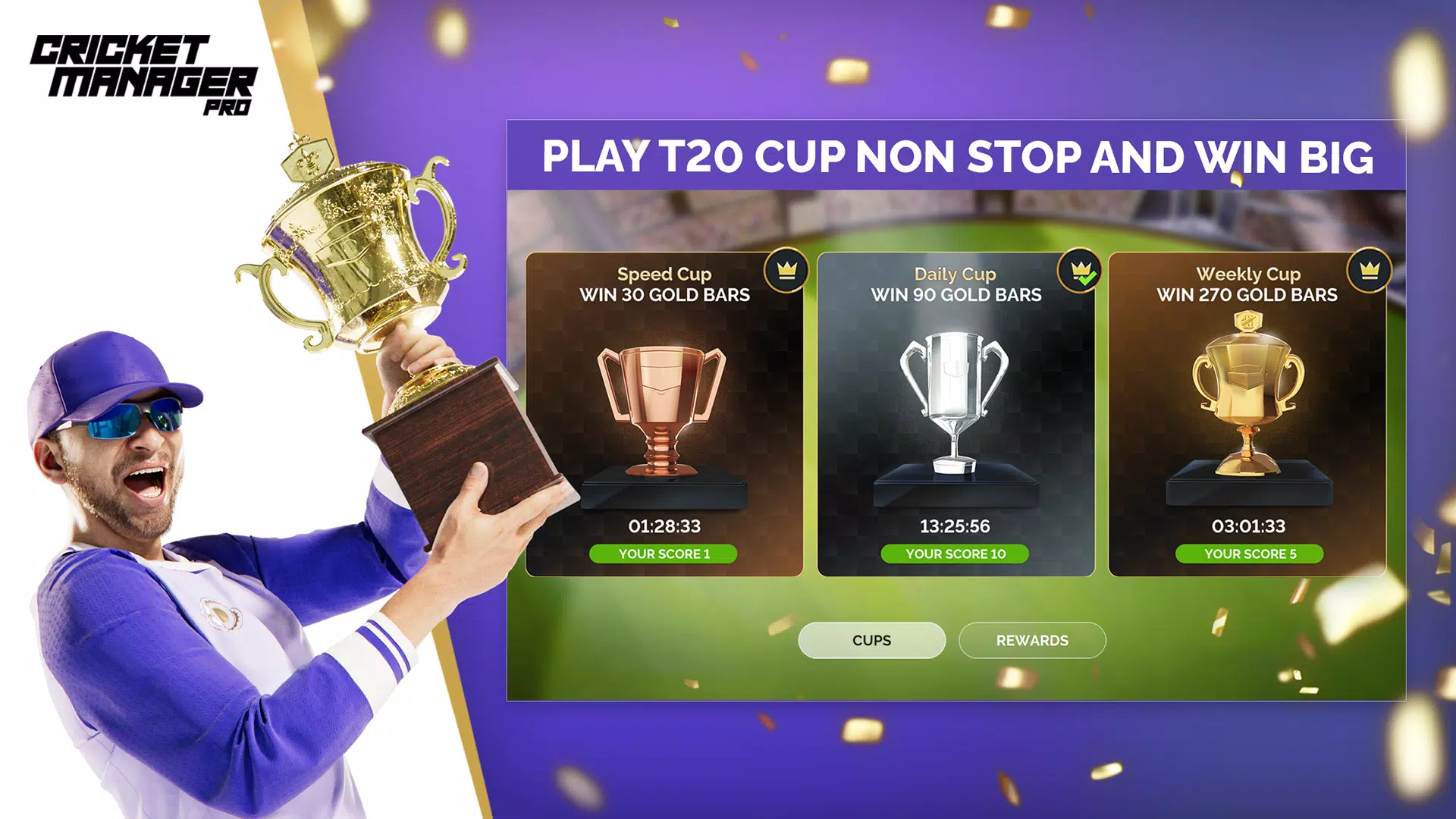 Cricket Manager Pro 2023 Tangkapan skrin 1