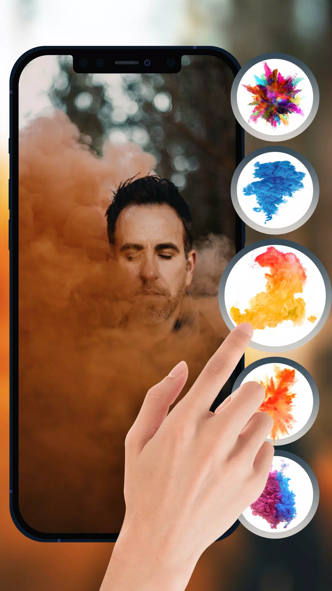 Smoke Filter Photo Editor Captura de tela 2