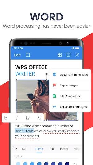 ดาวน์โหลด WPS Office Mod APK