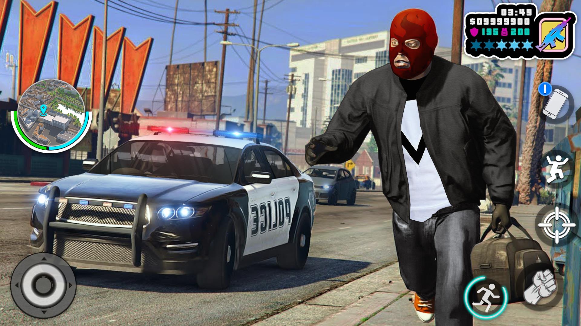 Gangster Theft Crime Simulator Zrzut ekranu 1