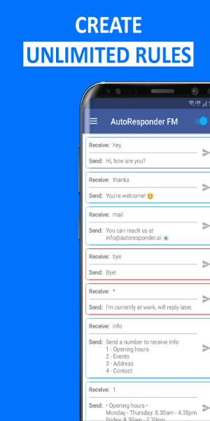 Schermata AutoResponder for Messenger 0