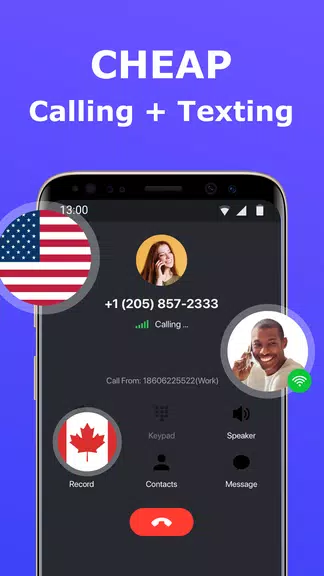 2nd Phone Number - Call & Text Tangkapan skrin 0